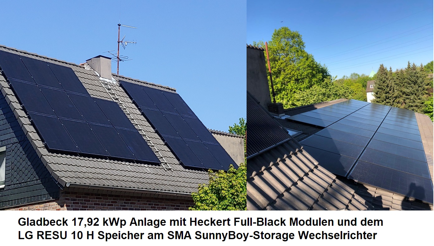 Gladbeck 17,92 kWp Photovoltaikanlage