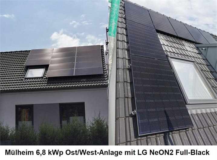 Mülheim 6,8 kWp Photovoltaikanlage
