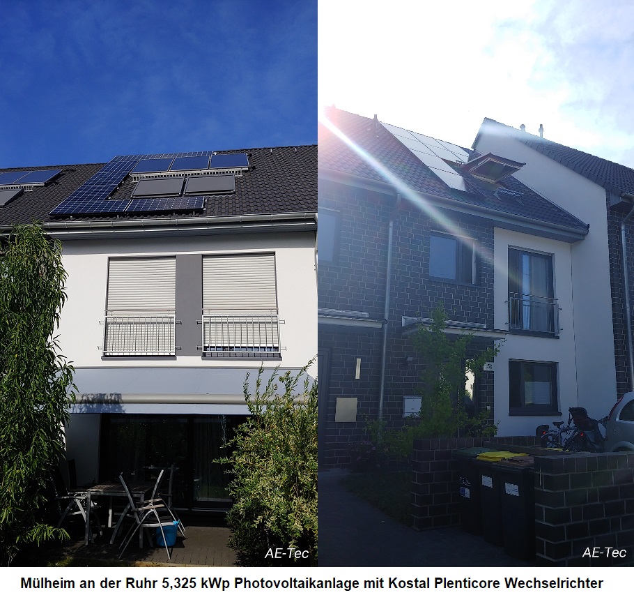 Mülheim an der Ruhr 5,325 kWp Ost West Photovoltaikanlage