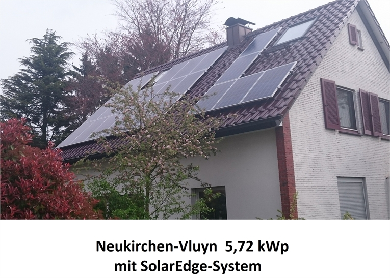 Neukirchen-Vluyn Solaredge Photovoltaikanlage