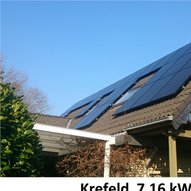 Krefeld 7,16 kWp Anlage mit Bosch Full-Black-Modulen