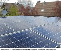 Duisburg Rheinhausen Flachdach Photovoltaikanlage mit Speicher