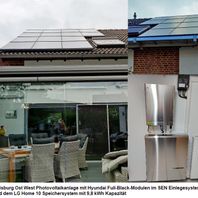 Duisburg SEN Photovoltaik Anlage mit LG Home 10