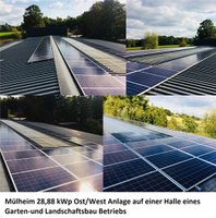 Mülheim 28,88 kWp Ost-West Anlage 