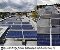 Mülheim 29,7 kWp Anlage Flachdach