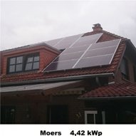 Moers 4,42 kWp Photovoltaikanlage