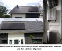 Oberhausen 6,4 kWp Anlage mit LG Home 5