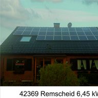 Remscheid 6,45 kWp Photovoltaikanlage