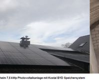 mülheim 7,5 kWp photovoltaik mit Speichersystem